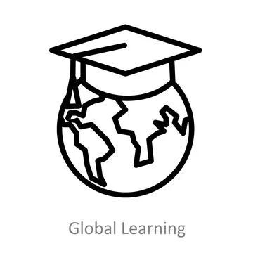 Global Learning 스톡 일러스트