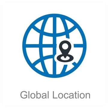Global Location Stock Illustration