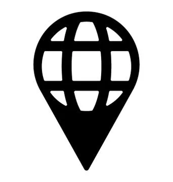 Global Location Pointer Stock Illustration