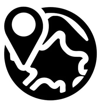 Global Location Pointer Stock Illustration