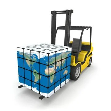 Global logistics Illustrazione stock