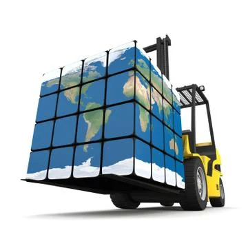 Global logistics Stock Illustration