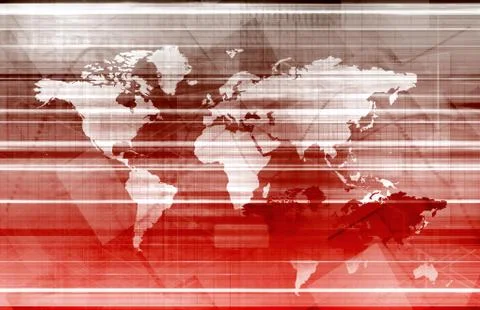 Global logistics Stock Illustration