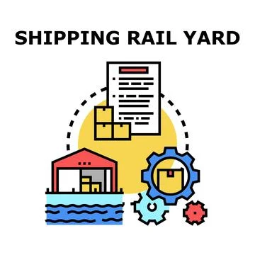Global logistics shipping process and delivery concept 스톡 일러스트
