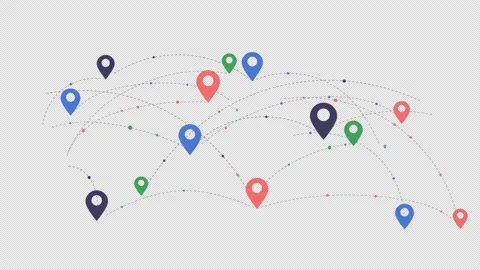 Global logistics video concept with alpha channel Stock Footage 268773138