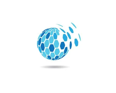 Global logo icon Stock Illustration