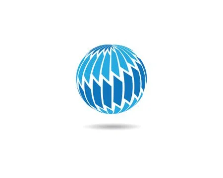 Global logo icon Stock Illustration