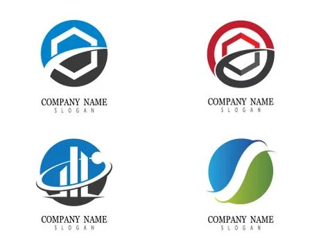 Global logo icon Illustrazione stock