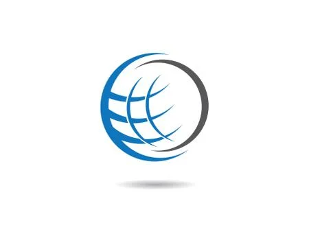 Global logo vector icon illustration イラスト素材