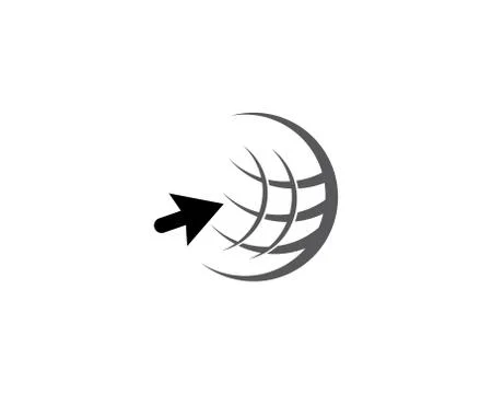 Global logo vector icon illustration イラスト素材