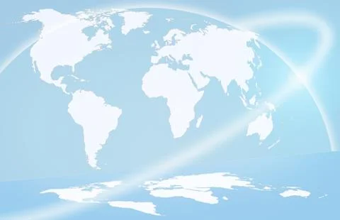 Global map Stock Illustration
