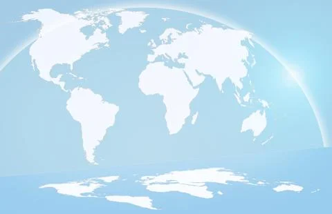 Global map Stock Illustration