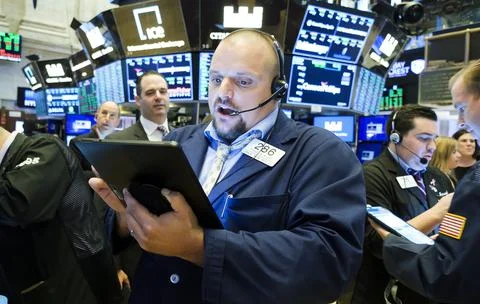 Global Markerts react to restart of US/China Trade Talks, New York, USA - 01 Jul 스톡 사진