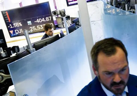 Global Markerts react to US/China Trade Dispute, New York, USA - 13 May 2019 Stockfoto's
