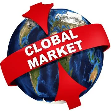 Global market 스톡 일러스트