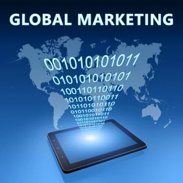 Global marketing Stock Illustration
