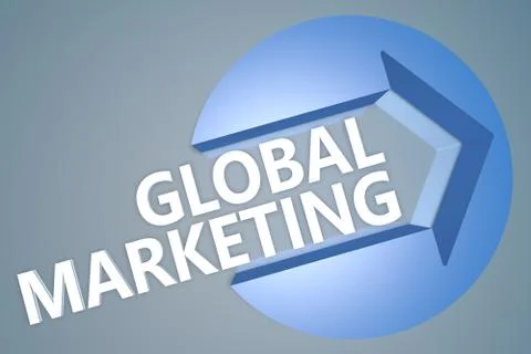 Global marketing Stock Illustration