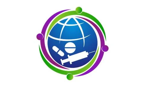 Global Medicine Concern Stock Illustration