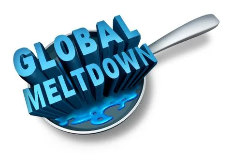 Global Meltdown Stock Illustration