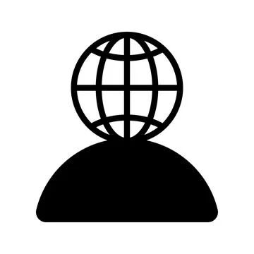 Global Mind icon. Stock Illustration