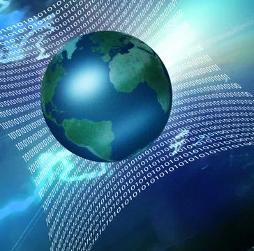 Global net Stock Illustration