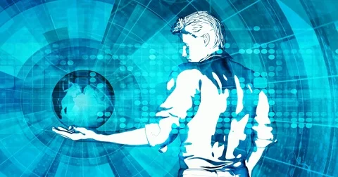 Global Network Access and Coverage Company Concept Video stock 81513051