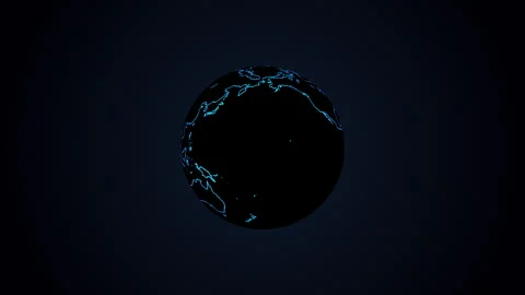 Global network animation symbolizing global IT and virtual digital world Stock Footage 339316746