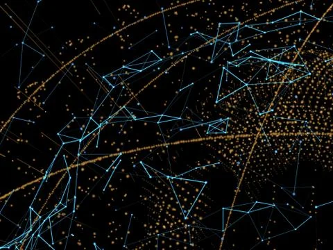 Global network background Illustration
