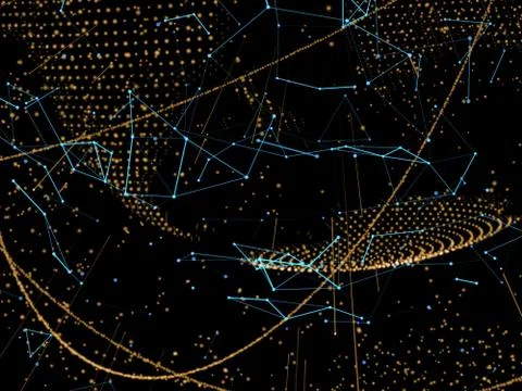 Global network background Stock Illustration