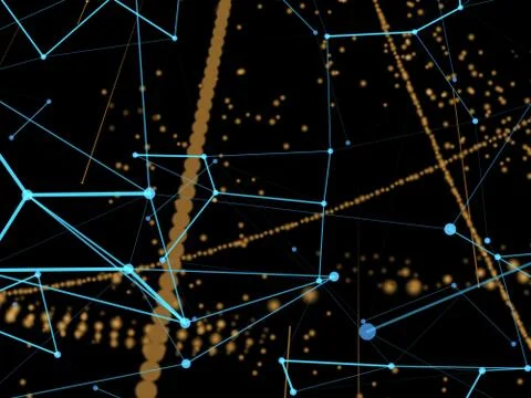 Global network background Stock Illustration