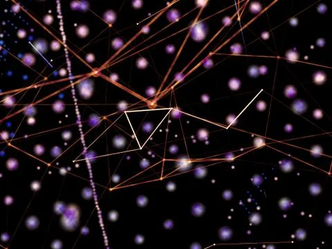 Global network background Illustrazione stock