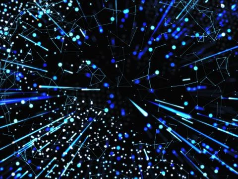 Global network background Stock Illustration