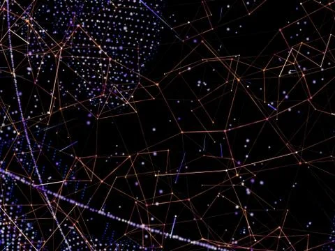 Global network background Stock Illustration