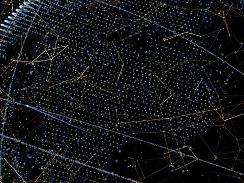 Global network background Stock Illustration