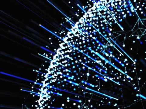 Global network background Ilustração Stock