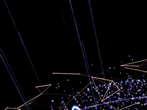 Global network background Stock Illustration