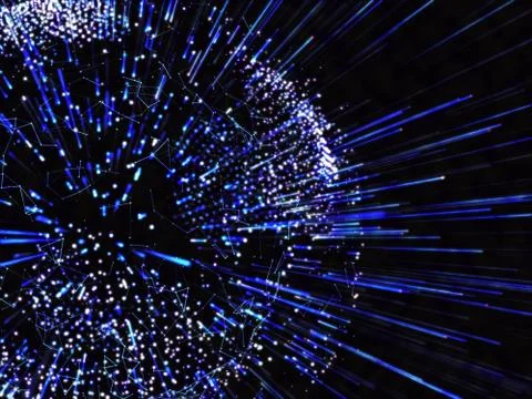 Global network background Stock Illustration