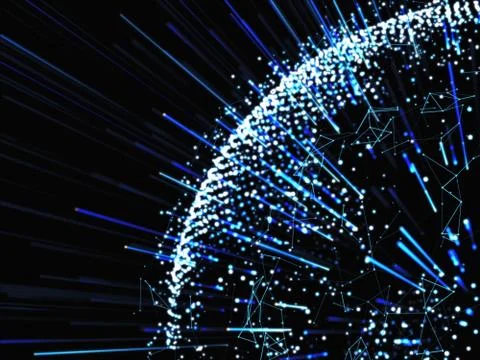 Global network background Stock Illustration