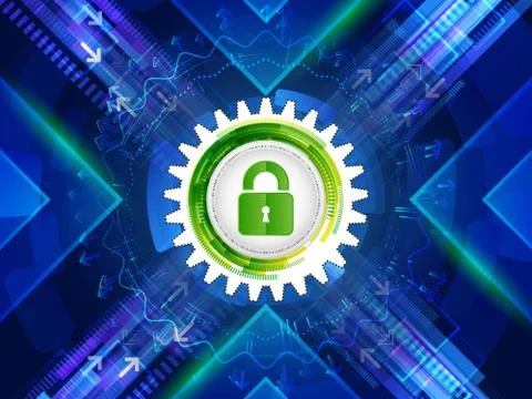 Global network background Stock Illustration