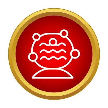 Global network communication icon connecting planet data Stock Illustration
