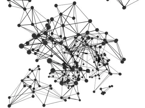 Global network concept. 3D rendering Stock Illustration