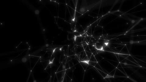 Global network concept. Abstract concept movie of cyberspace. Artificial Stock Footage 113946074