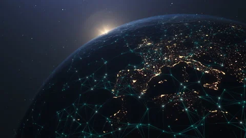 Global network concept. Stock Footage 158904678