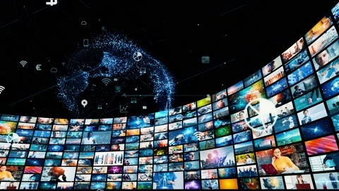 Global network concept. Image analysis. Digital contents. Artificial intelligenc Stock Footage 148147950