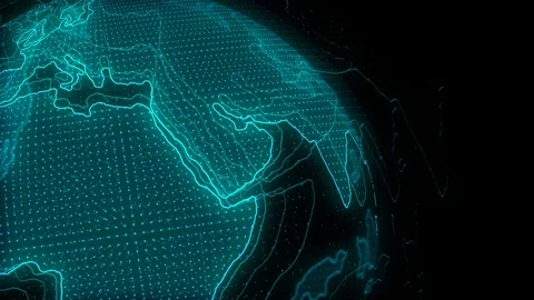 Global Network Connected. Video stock 106536926