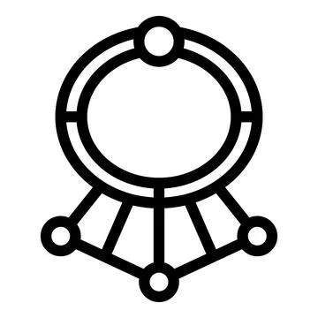 Global network connecting all points with lines and circles Stock Illustration