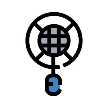 Global network connecting with computer mouse icon イラスト素材