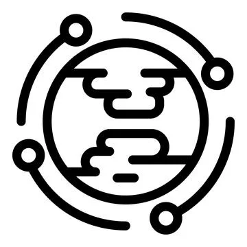 Global network connecting continents through data exchange イラスト素材