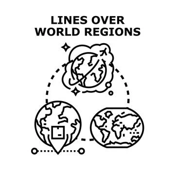 Global network connecting international logistics and communication Stock Illustration