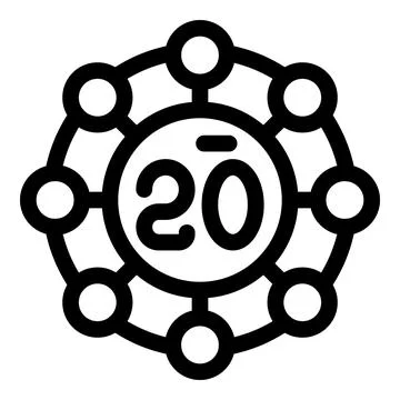 Global network connecting twenty nodes representing international collaborati イラスト素材